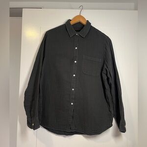 Rails Black Button Down Shirt